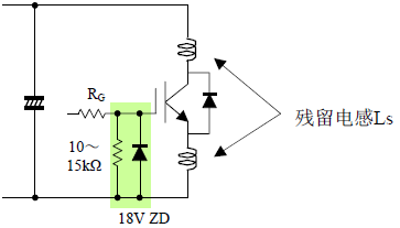 短路電流關(guān)斷時(shí)的C-E間過(guò)電壓