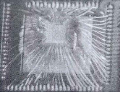 金線鍵合實物圖